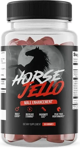 Horse Jello bottle